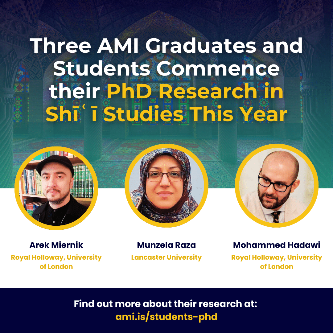 Three of AMI’s Graduates and Students commence their PhD studies this year