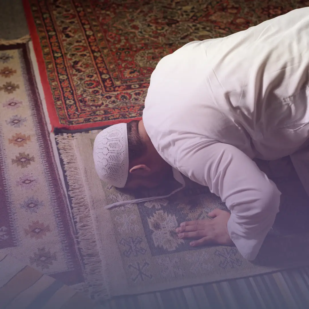 What can prostration (sajda) be performed upon?